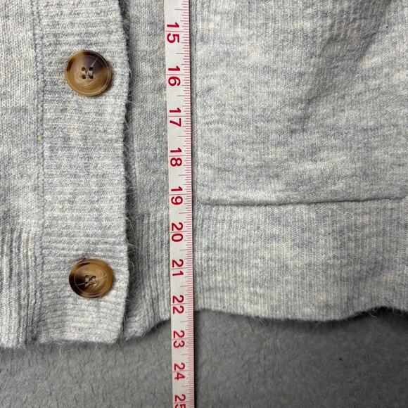 Sanctuary Womens Cardigan Button Front Boxy Oversized Fit Gray Size S Cabincore - Picture 4 of 7